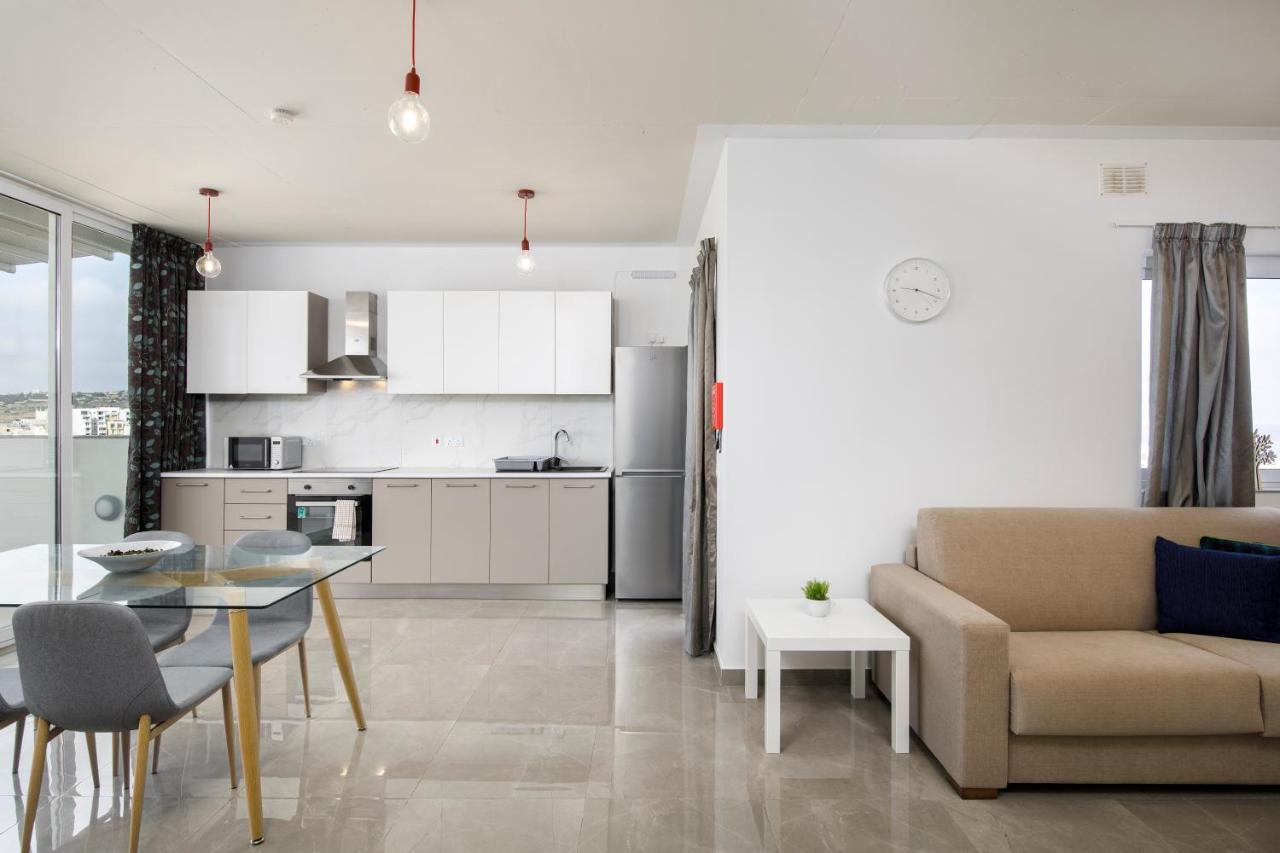 Hilltop Apartments - Stylish Comfort Living Close To The Sea, Bugibba 세인트폴스베이 외부 사진
