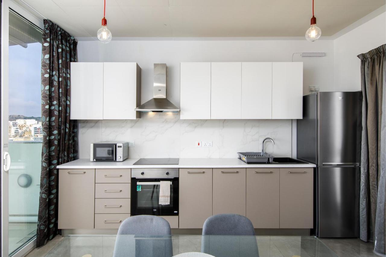 Hilltop Apartments - Stylish Comfort Living Close To The Sea, Bugibba 세인트폴스베이 외부 사진